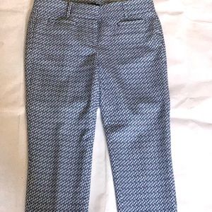 Ann Taylor women straight short blue pant size 4
